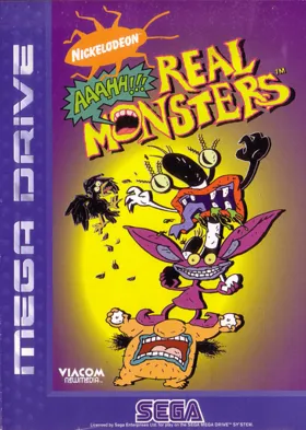 Aaahh!!! Real Monsters (USA) (Beta) (1995-07-07) box cover front